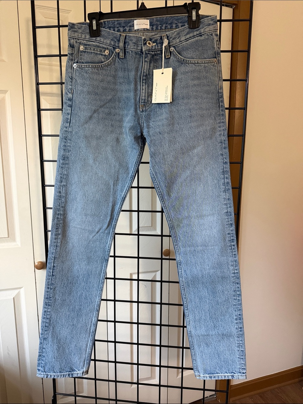 Gant Men's Light Blue Straight Jeans